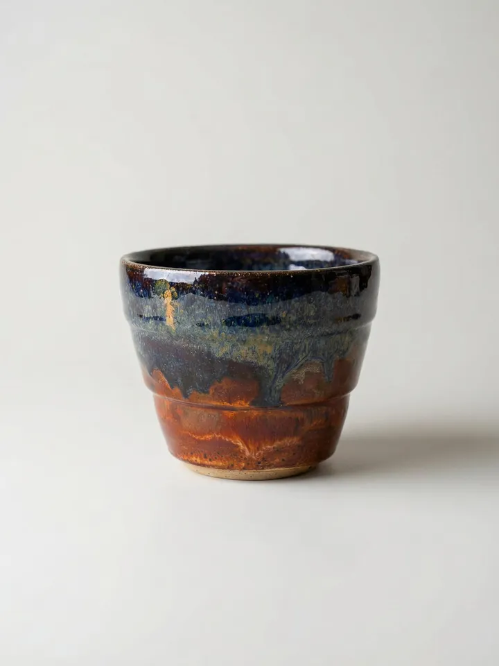 Night Sky Coffee Cup - front view